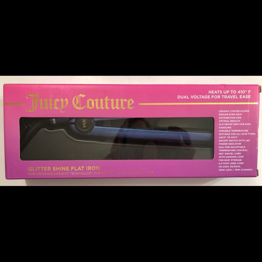 Juicy Couture Glitter Shine Flat Iron